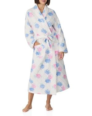 Eileen West Ballet Wrap Robe - Blue