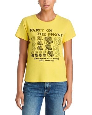 Mother The Lil Goodie Goodie Tee - Yellow
