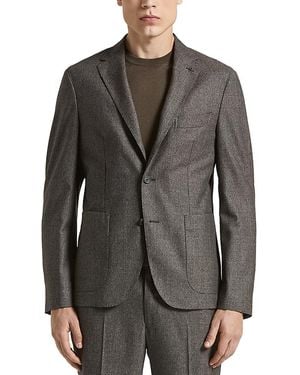 Peserico Textured Jacket - Gray