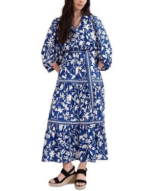 Phase Eight Coralie Midi Shirt Dress - Blue