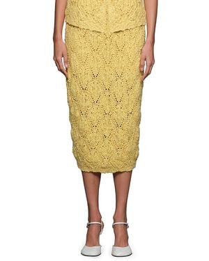 Et Ochs Beck Knit Skirt - Yellow