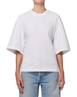 Agolde Ellery Cinched Back Tee - White
