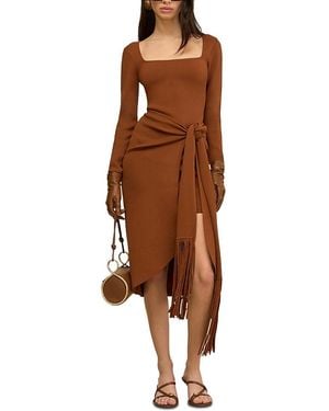 Cult Gaia Lera Bodycon Dress - Brown