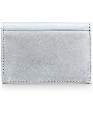 ROYCE New York Executive Leather Card Case - Gray
