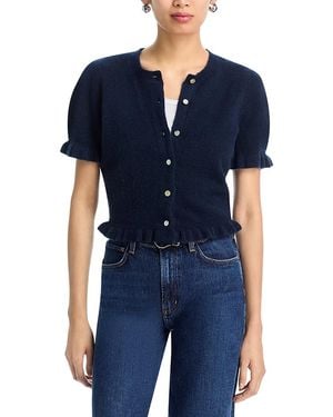 Rails Lora Ruffle Trim Top - Blue