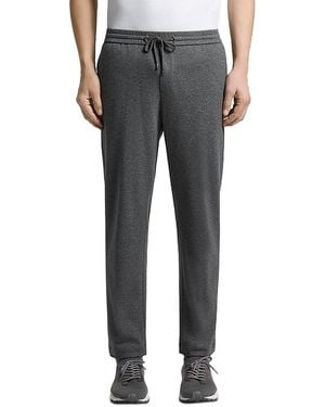 Peserico Cotton Blend Double Interlock Drawstring Sweatpants - Gray