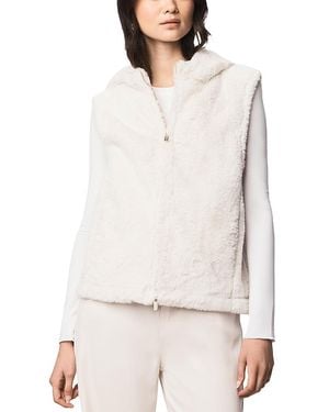Splendid Lucia Faux Fur Vest - White