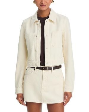 FRAME The Small Denim Jacket - White