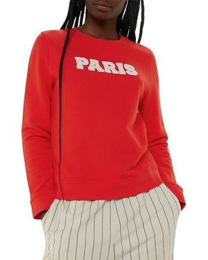 Whistles Cotton Crewneck Sweatshirt - Red