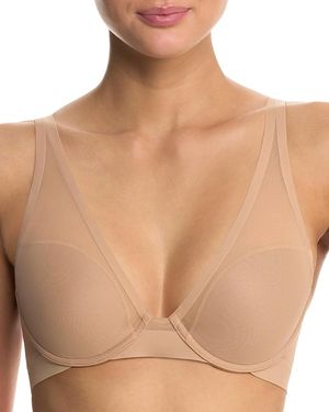 Natori True Zen Plunging T-Shirt Bra - Natural
