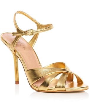 Aqua Ellah Sandals - Metallic