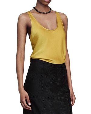 Reformation Veya Silk Top - Green