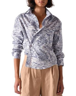 CISSA Wrap Shirt - Blue
