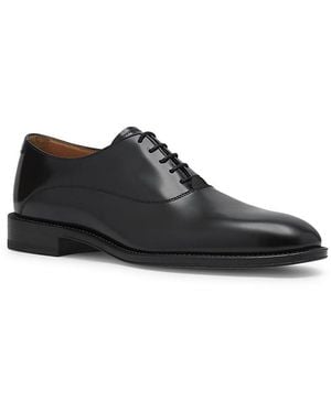 Lanvin Signature Leather Oxford Shoes - Black