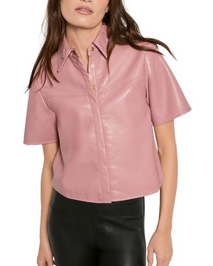 AS by DF Mojave Recycled Leather Top - Red
