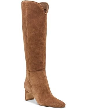 Dolce Vita Brion Suede Knee High Boots - Brown