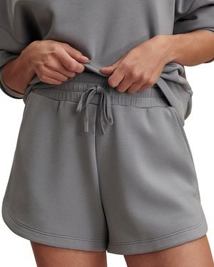 Varley Coulter High Rise Shorts - Gray