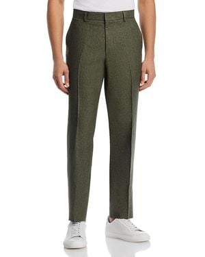 Vince Delave Linen Slim Fit Suit Pants - Green