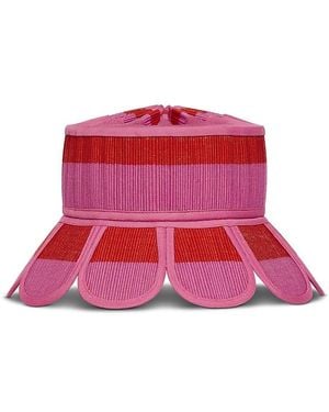 Lorna Murray Manhattan Straw Hat - Red
