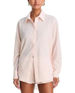 Hunza G Resort Shirt - Pink