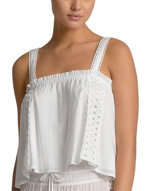 Elan Flowy Tank Top - White