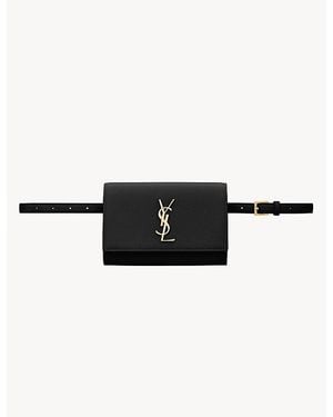 Saint Laurent Solferino Small Satchel Belt Bag - Black