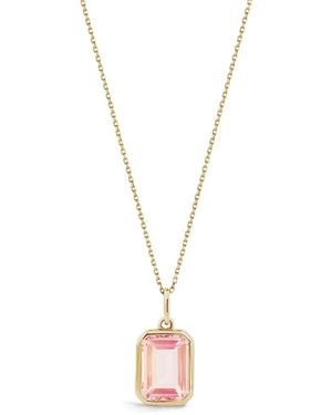 Ana Luisa Solid Spritz Necklace - Metallic