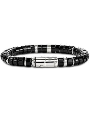 John Hardy Sterling Heishi Onyx Bead Bracelet - Black
