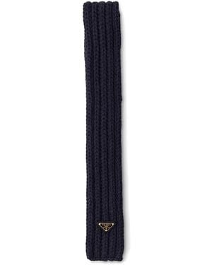 Prada Wool Scarf - Blue