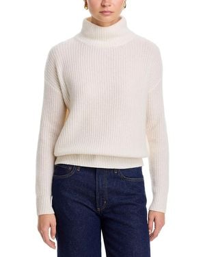 C by Bloomingdale's Cashmere 100% Cashmere Mock Neck Sweater - White