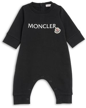 Moncler Logo Romper - Black