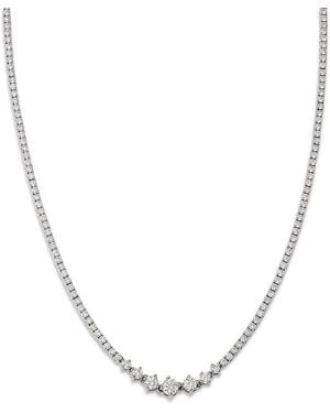 Bloomingdale's Fine Collection Luxe Collection Certified Lab Grown Diamond Necklace - Metallic