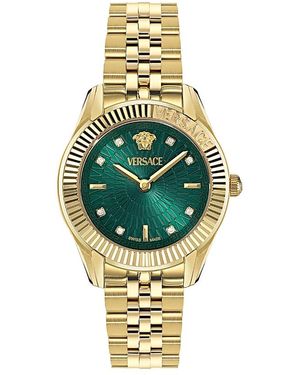 Versace Greca Time Bracelet Watch, 30Mm - Metallic