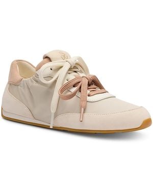 Stuart Weitzman Bond Ruche Sneakers - White