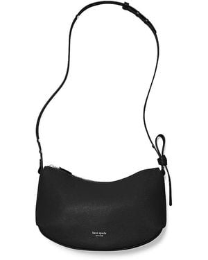 Kate Spade Loop Leather Shoulder Bag - Black