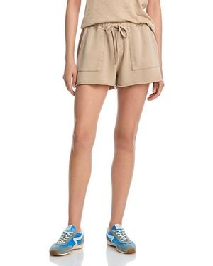ATM French Terry Pull On Shorts - Natural