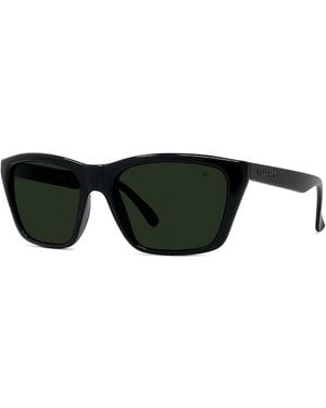 Vuarnet Rectangular Sunglasses, 58Mm - Black