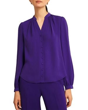 Hobbs Peony Blouse - Purple