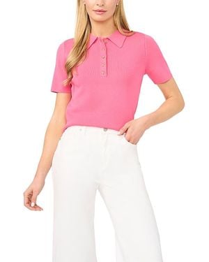 Ted Baker Ronni Short Sleeve Polo Top - Pink