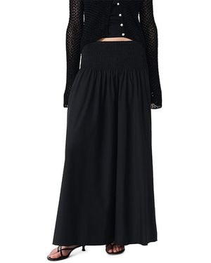 Rag & Bone Blythe Poplin Skirt - Black