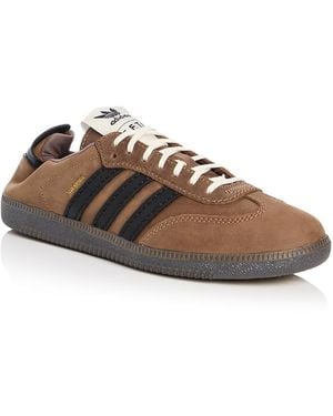 adidas X Song For The Mute Samba Og Suede Low Top Sneakers - Brown