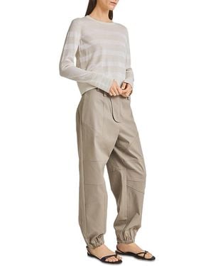 Saint Art Volos Cinched Moto Pants - Natural
