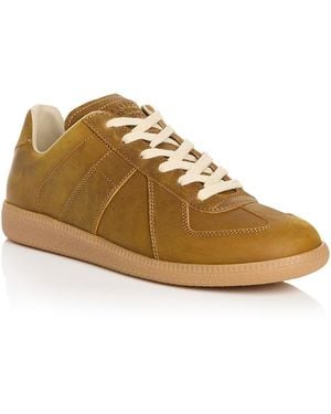 Maison Margiela Replica Low Top Sneakers - Brown