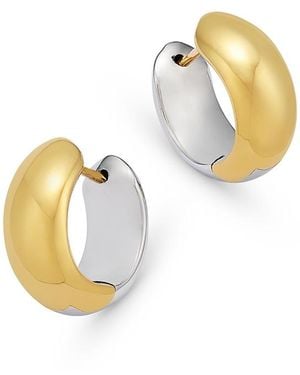 Alberto Amati 14K & Huggie Hoop Earrings - Metallic