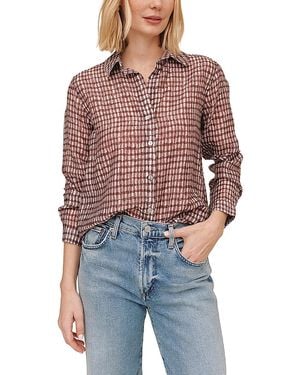 Bella Dahl Classic Button Down Shirt - Red