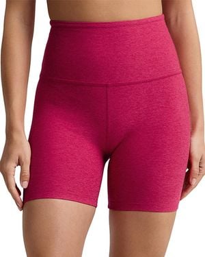 Beyond Yoga Spacedye Keep Your Pace 5 Biker Shorts - Red