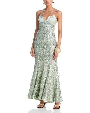 Jonathan Simkhai Zarena Embellished Maxi Dress - Green