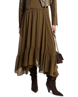 Michael Kors High Low Skirt - Natural