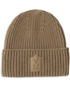 Mackage Jude-Wz Cuffed Knit Hat - Natural