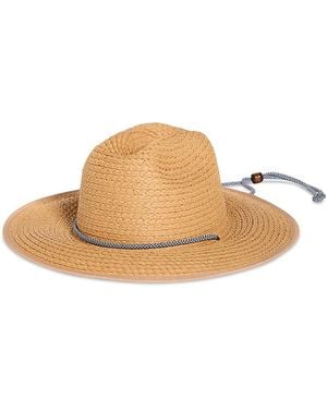 Hat Attack Maya Paper Straw Hat - White